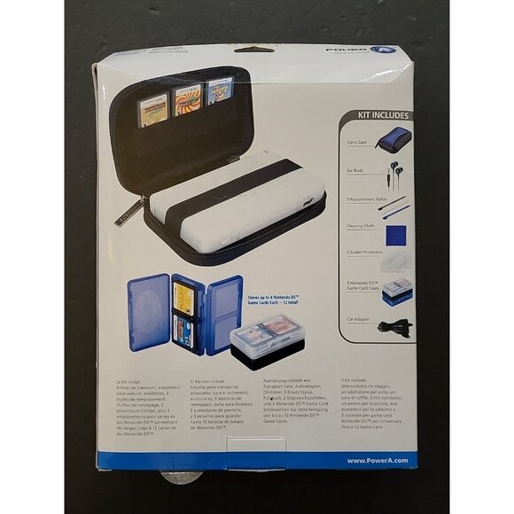 Nintendo DS Starter Kit Power A (Black) BRAND NEW OPEN BOX - Picture 2 of 6